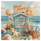 Seaside Shell Shop Jigsaw Puzzle 1000 piezas